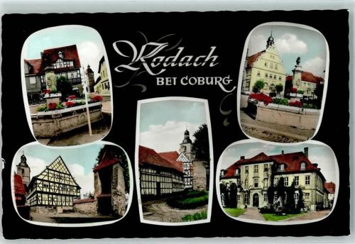 Rodach Brunnen Fachwerkhaus