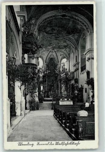 Wemding Inneres der Wallfahrtskirche