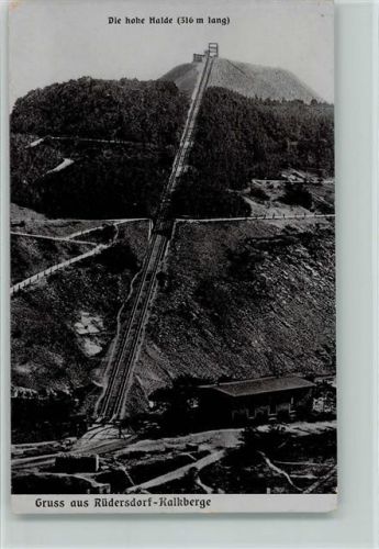 Kalkberge 1910 die hohe Halde