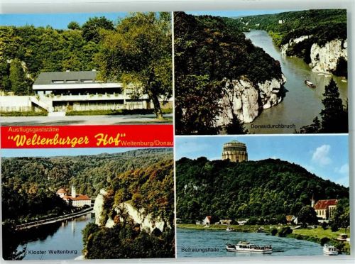 Kelheim Gasthaus Weltenburgerhof Kloster Weltenberg Befreiungshalle