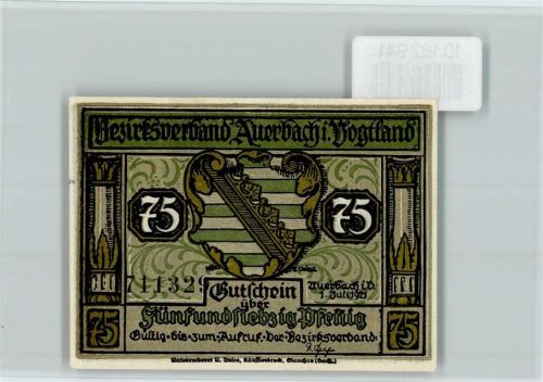 Auerbach Notgeld Scherenschnitt
