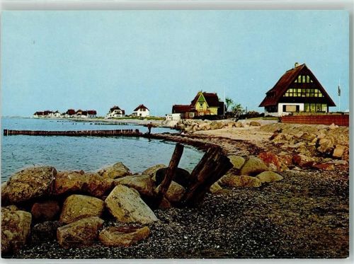 Heiligenhafen Rückseite mit Abschürfungen bzw Kleberesten Graswarder