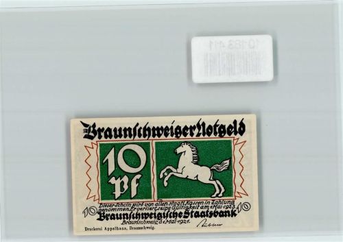 Braunschweig Notgeld Bad Harzburg Fahrt in die Berge