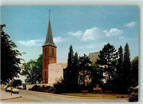 Bechen KAth. Pfarrkirche St. Antonius Einsiedler Rückseite mit Abschürfungen bzw Kleberesten