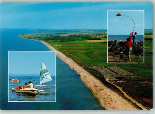 Kappeln Fliegeraufnahme Weidefelder Strand