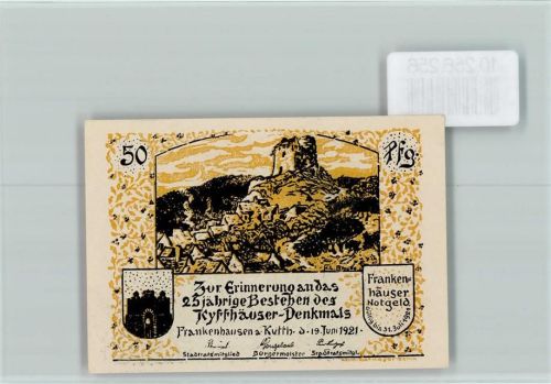 Bad Frankenhausen Notgeld Kyffhäuser-Denkmal raben