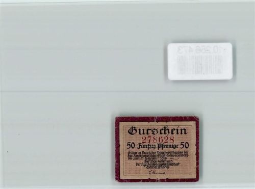 Schwarzenberg Notgeld 50 Pfennig