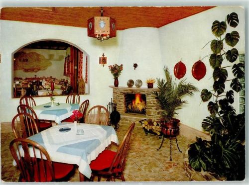 Erlau Rückseite mit Abschürfungen bzw Kleberesten Hotel Zur Post