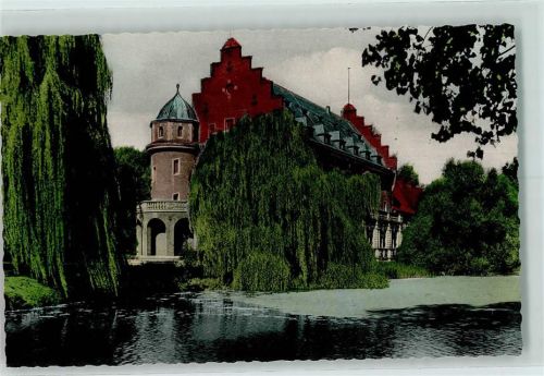 Gladbeck Haus Wittringen Rückseite mit Abschürfungen bzw Kleberesten