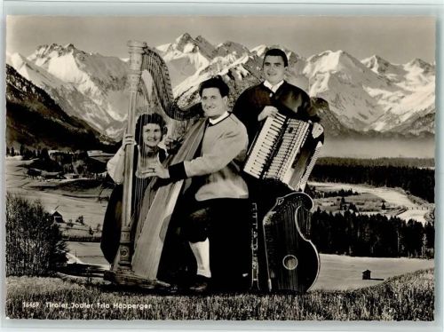 Sonthofen Tiroler Jodler Trio Höpperger Harfe Ziehharmonika Zither