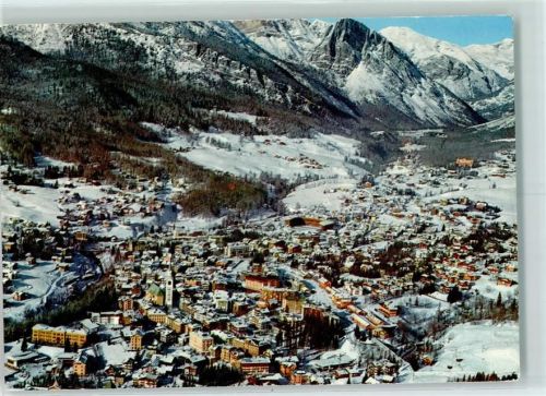 Cortina d'Ampezzo Fliegeraufnahme Winter