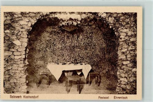 Bad Friedrichshall 1918 Salzwerk Kochendorf, Festsaal, Ehrentisch AK