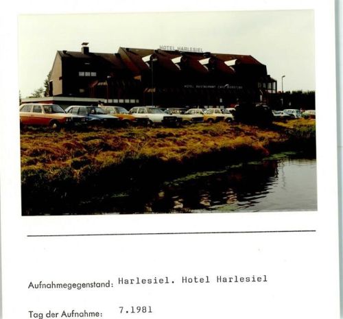 Harlesiel Hotel Harlesiel Foto montiert auf Karton