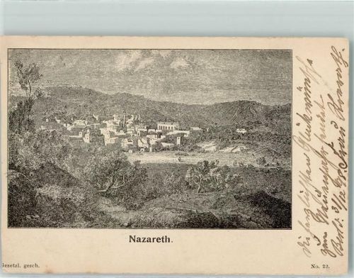 Nazareth 1898 Historismus AK
