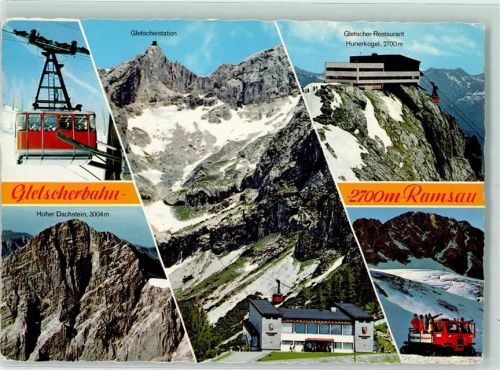 Ramsau Gletscherbahn Gletscherstation Gletscher-Restaurant Hoher Dachstein Pistenraupe