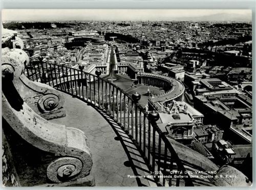 Panorama della seconda Galleria della Cupola di S. Pietro