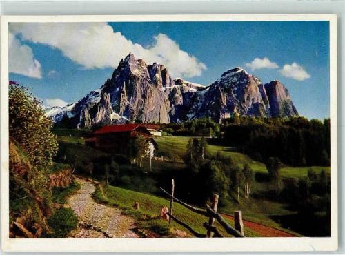 Dolomiten Santnerspitze und Schlern