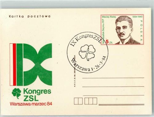 Warschau Kongress ZSL Maciej Rataj