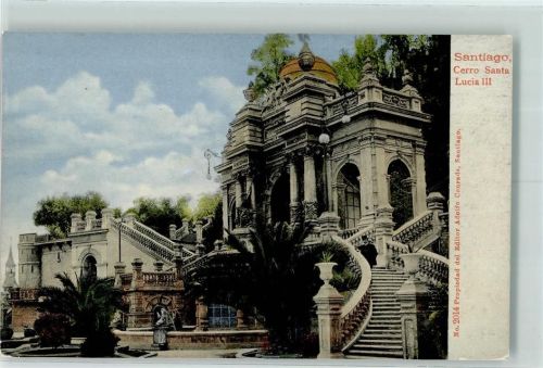 Santiago 1913 Nr. 2014 Propiedad del Editior Adolfo Conrads Cerro Santa Lucia III