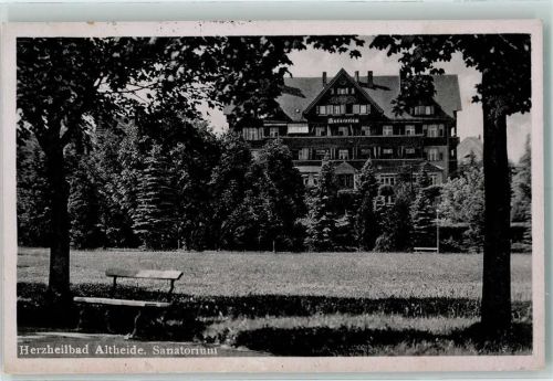 Bad Altheide 1942 Herzheilbad Kur Sanatorium AK