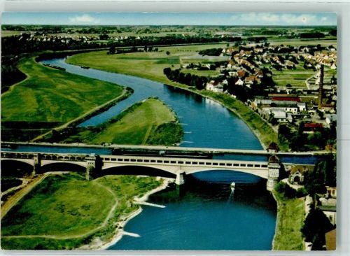 Minden Überführung des Mittellandkanals Weser Fliegeraufnahme