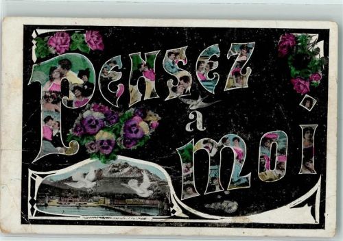 1906 Fotomontage Pensez a Moi
