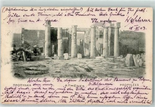Athen 1903 Propylees AK