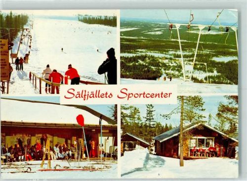 Dalarna Sälfjällets Sportcenter Winter Skifahrer