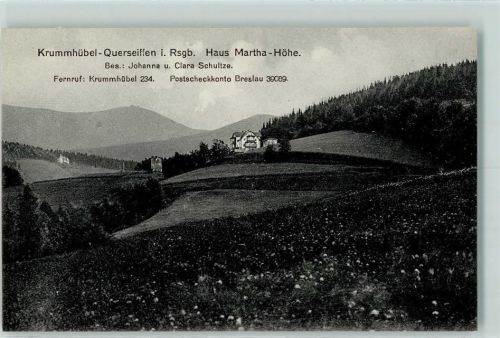 Krummhübel Haus Martha Höhe AK