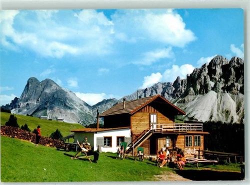 Schatzerhütte Peitlerkofel Hüttenstempel