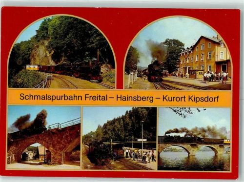 Kipsdorf SchmalspurbahnViadukt Bahnhof Brücke