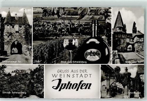 Iphofen Rödelseer Tor Einersheimer Tor Schloß Schwanberg Zehntkeller