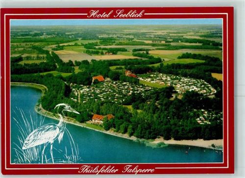 26169 W2908 Thülsfelde - Hotel Seeblick Thülsfelder Talperre Fliegeraufnahme Campingplatz