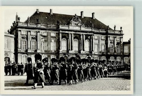 Kopenhagen 1954 Schloßgarde AK