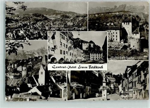 Feldkirch 1958 Hotel Löwen AK