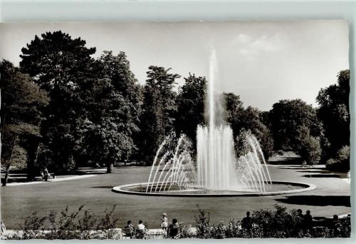 Schweinfurt Wasserspiele in den Wehranlagen Rückseite mit Abschürfungen bzw Kleberesten