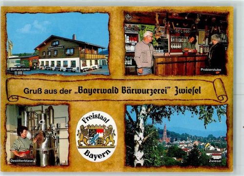 Zwiesel Bayerwald Bärwurzerei Innenansicht Destillierblase Probierstube