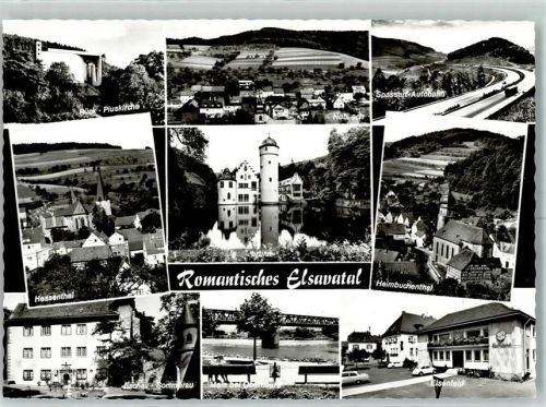 Hessenthal Elsavatal Rück-Plus Kirche Eisenfeld Heimbuchenthal Sommerau