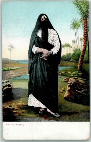 Native Woman aus Kairo AK
