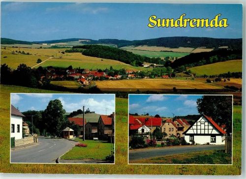 Sundremda Rückseite mit Abschürfungen bzw Kleberesten