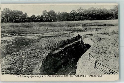 Halloville 1911 Feldpost WK I 5. b. Res.Div.