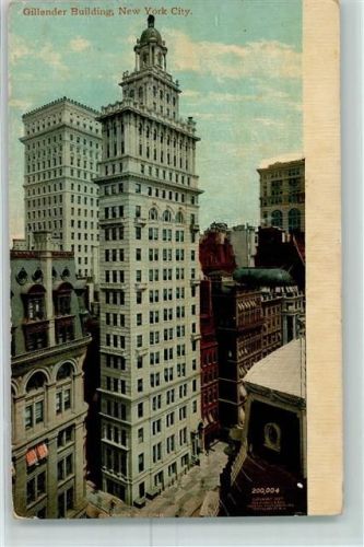 New York City 1912 Gillender Building