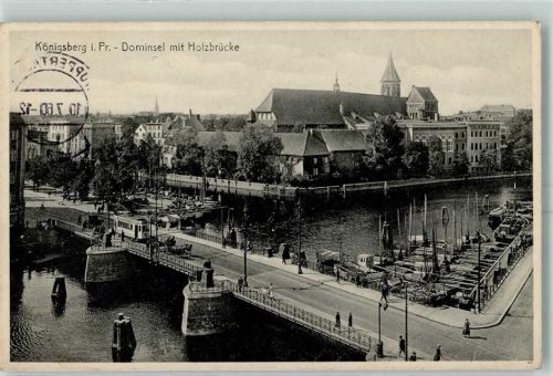 Königsberg 1960 Dominsel Kirche