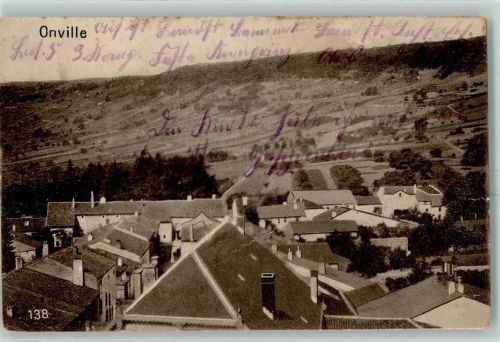 Onville 1915 Feldpost WK I
