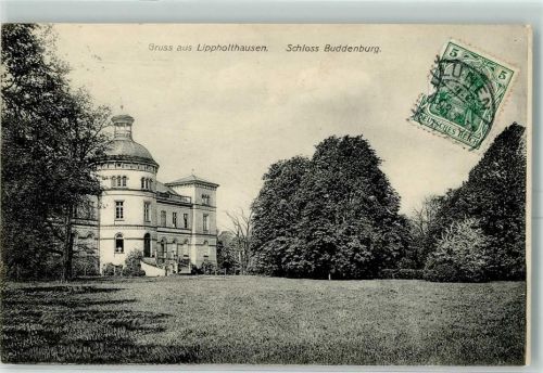 Lippholthausen 1908 Schloss Buddenburg