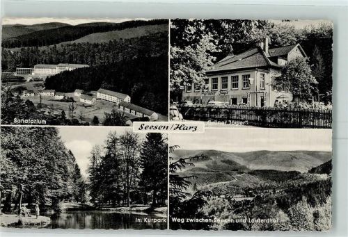 Seesen Sanatorium Gasthaus Grüner Jäger Kurpark