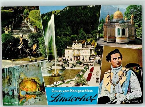 Ettal Schloss Linderhof AK