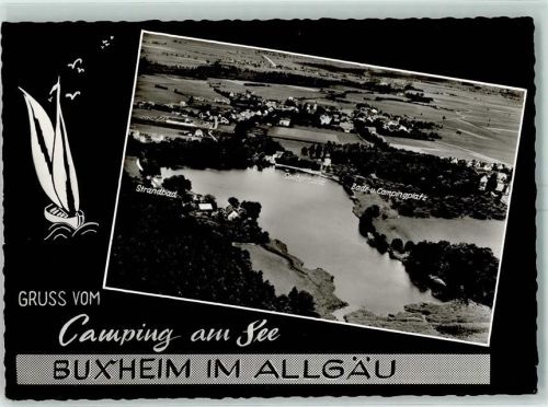 Buxheim Strandbad Seeterrasse Bade- Und Campingplatz Fliegeraufnahme