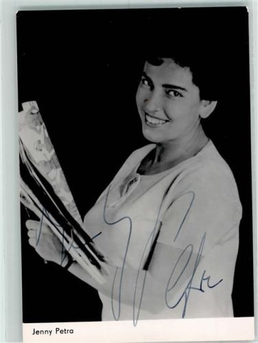Jenny Petra Originalautogramm Schlagersänger