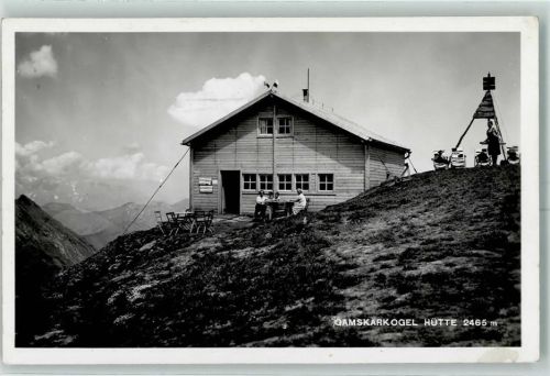 Gamskar Gamskarkogelhütte Hüttenstempel